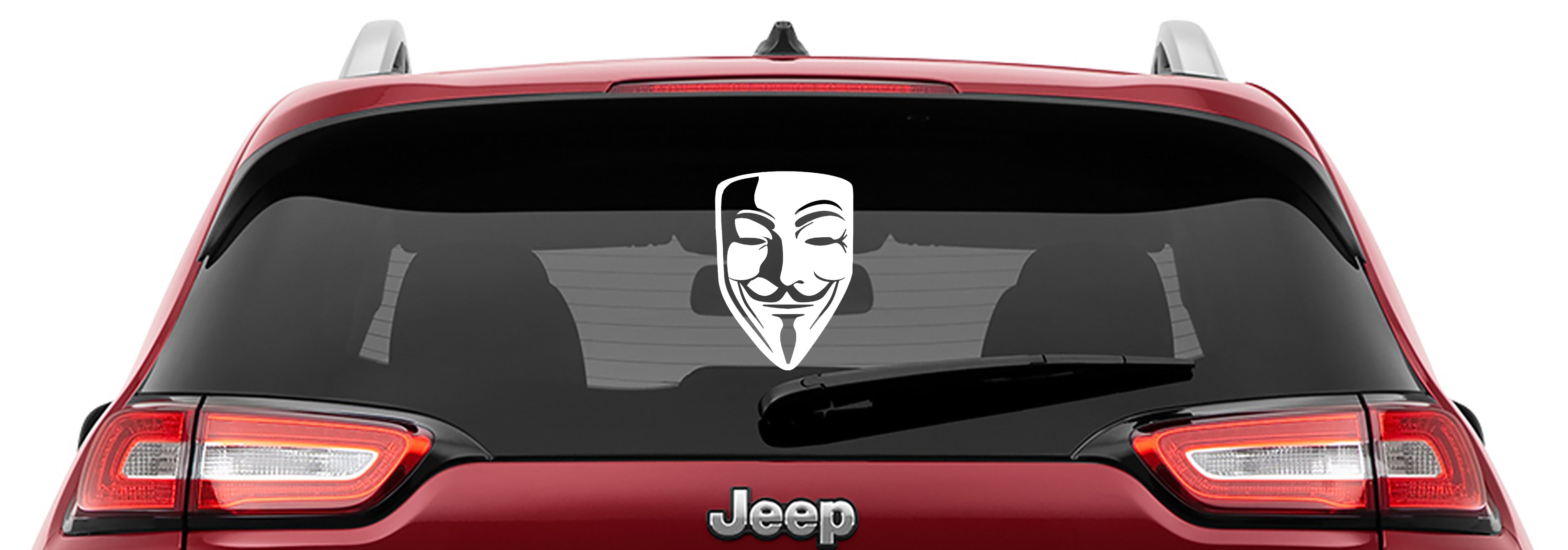 Guy Fawkes Mask Vinyl Decal