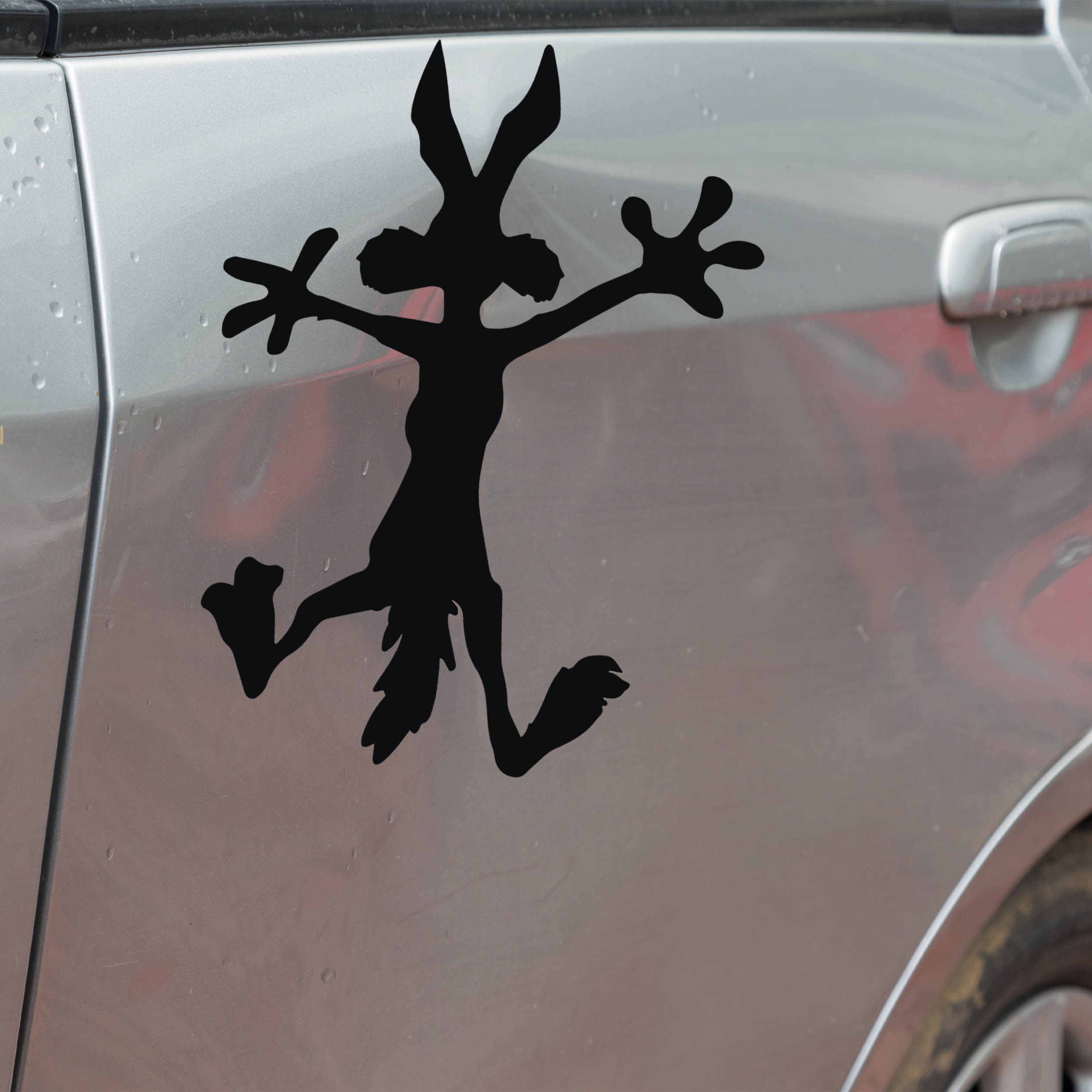 Wile E Coyote Splat Vinyl Decal Sticker