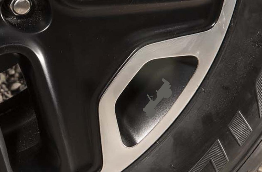 Jeep Willys Tire Logo Set Decals