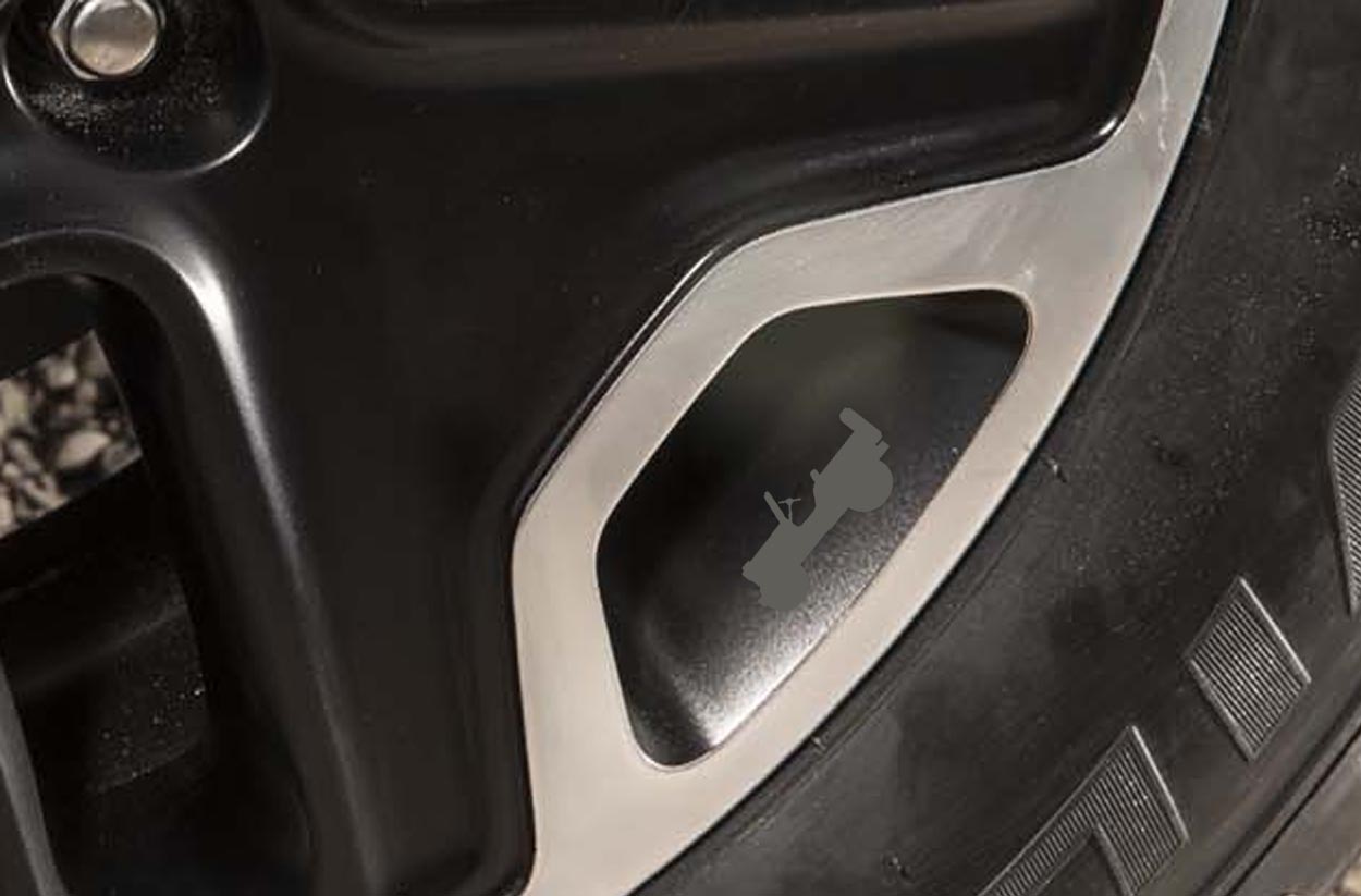 Jeep Willys Tire Logo Set Decals