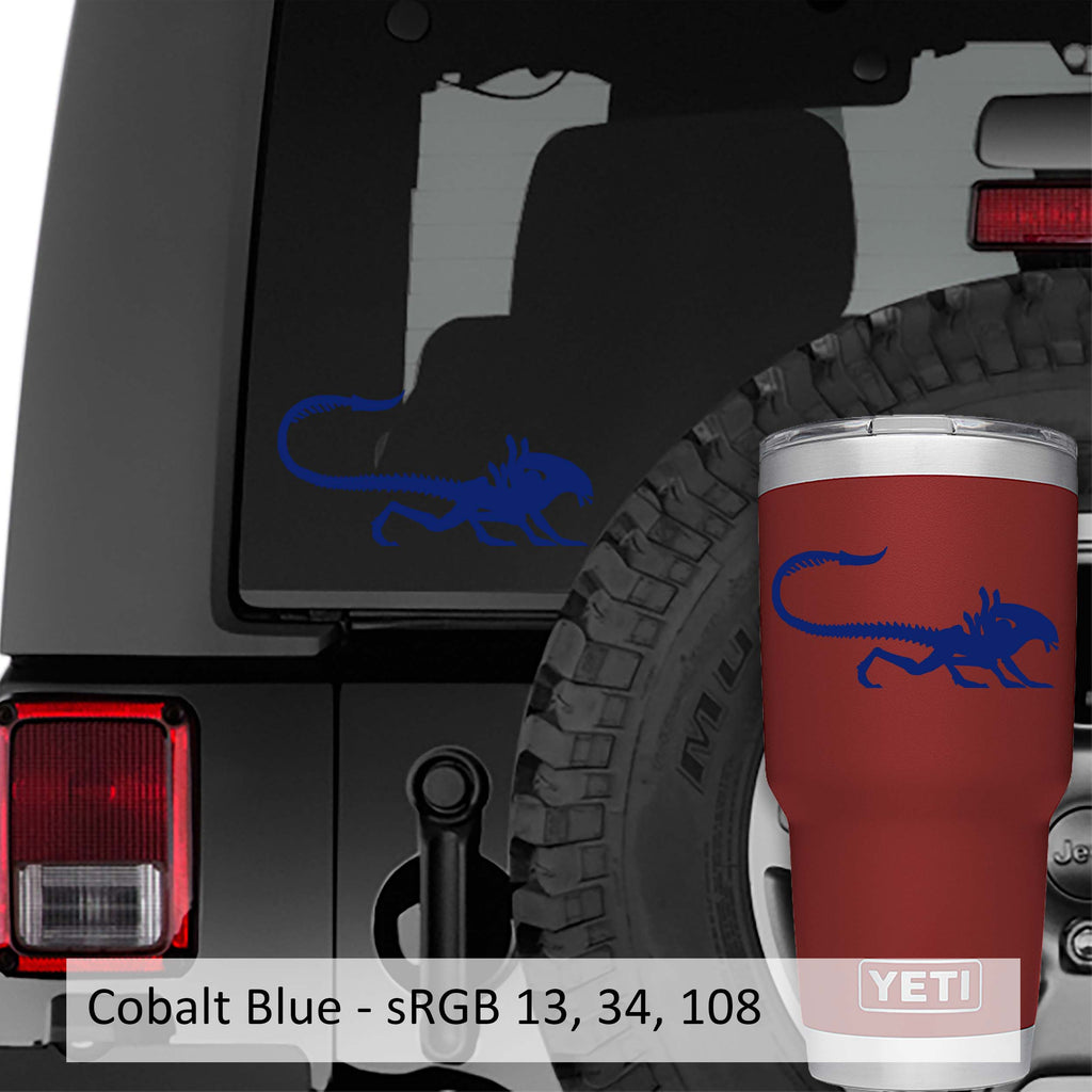 Alien Xenomorph Crawling Vinyl Decal