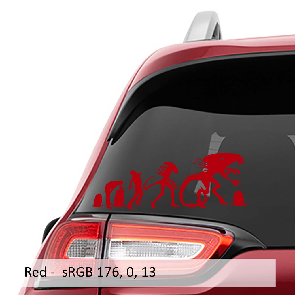 Evolution of Alien Xenomorph Queen Vinyl Decal