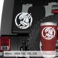 Alien Xenomorph Vinyl Decal Macbook Laptop Window Decal