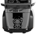 Military Soldier Skull Blackout Hood Decal