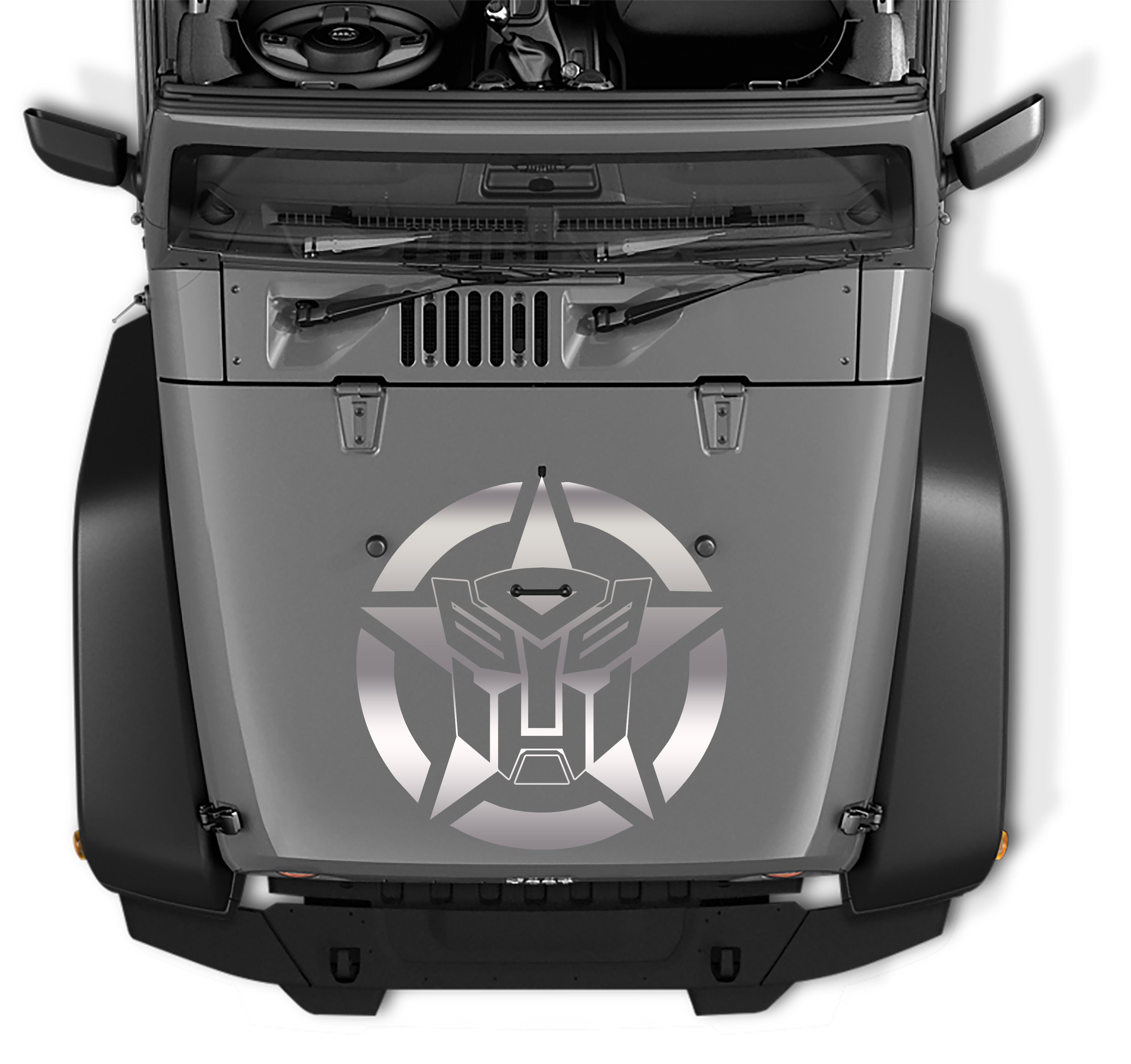 Transformers Autobot Oscar Mike Military Star Vinyl Decal