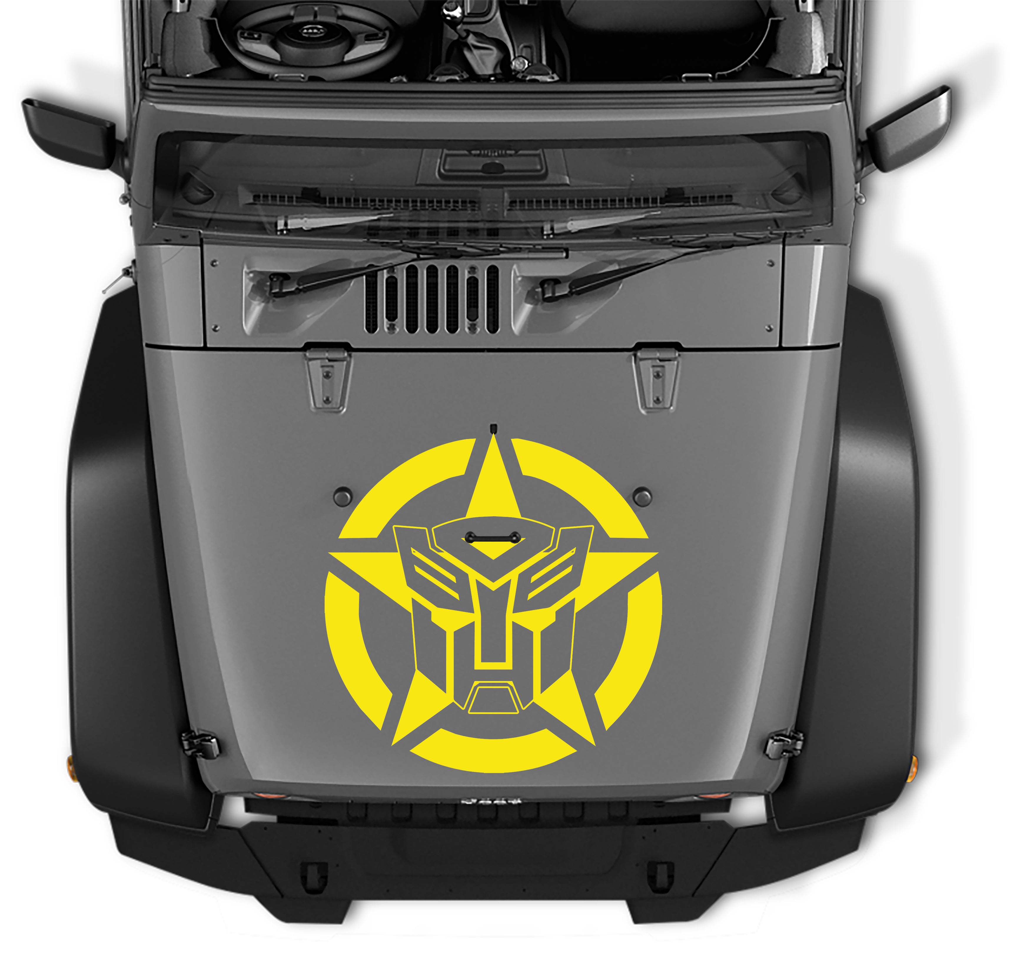 Transformers Autobot Oscar Mike Military Star Vinyl Decal