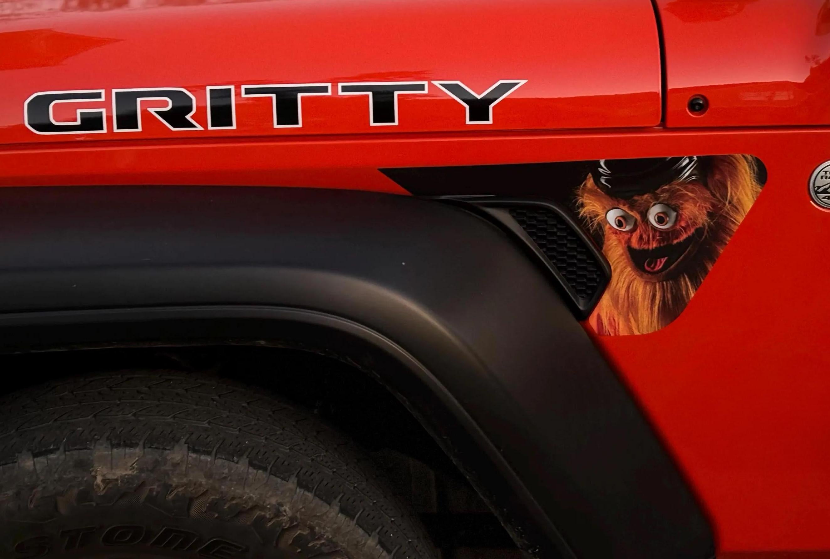Jeep Wrangler JL JLU fender vent decal sample design custom personalized graphic example