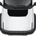 Topographical blackout hood vinyl decal shown installed on the hood of a 2021+ Ford Bronco SUV