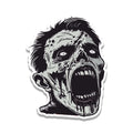 B&W Monroeville Mall Walker Zombie Head Vinyl Sticker