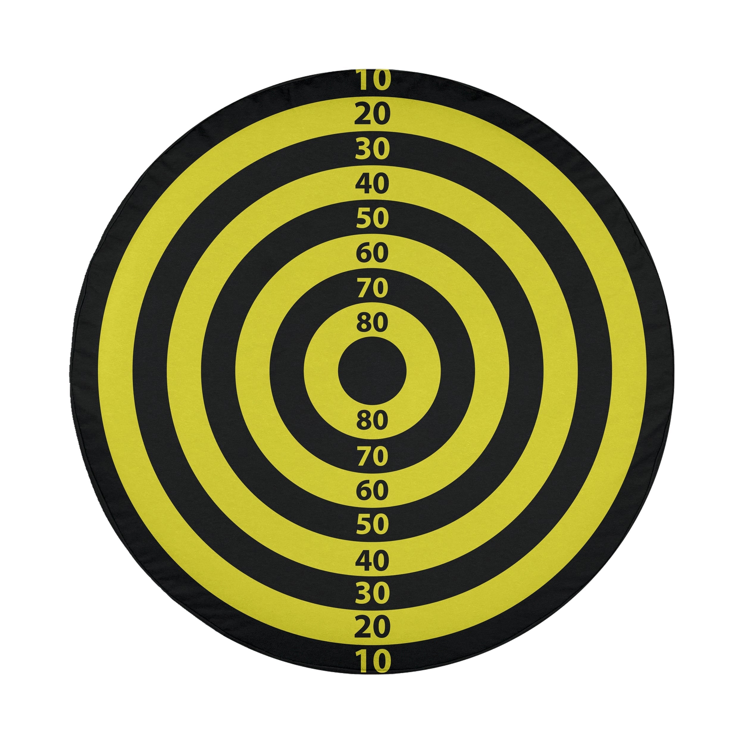 Fabric and drawstring detail of Magnetic Dart Board spare tire cover stitched edge