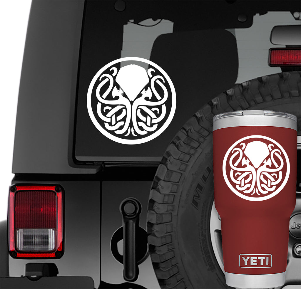 Cthulhu Celtic Knot Vinyl Decal