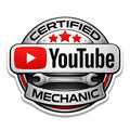 Certified YouTube Mechanic Funny Vinyl Sticker