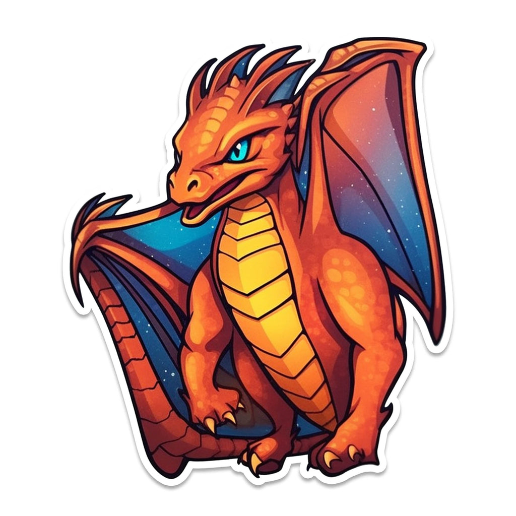 Charizard Dragon Vinyl Sticker