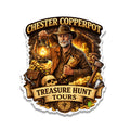 Chester Copperpot Treasure Hunt Tours Vinyl Sticker