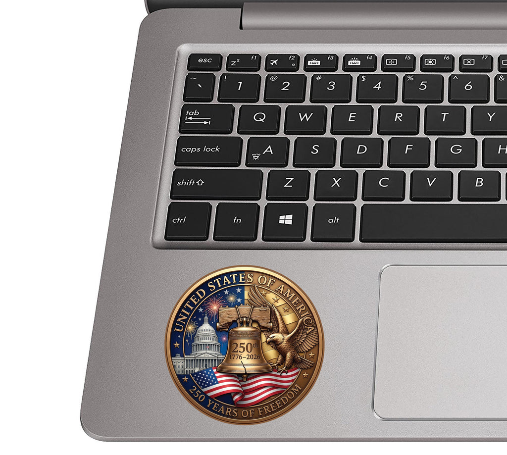 USA 250th Anniversary Commemorative 1776-2026 Vinyl Decal Sticker