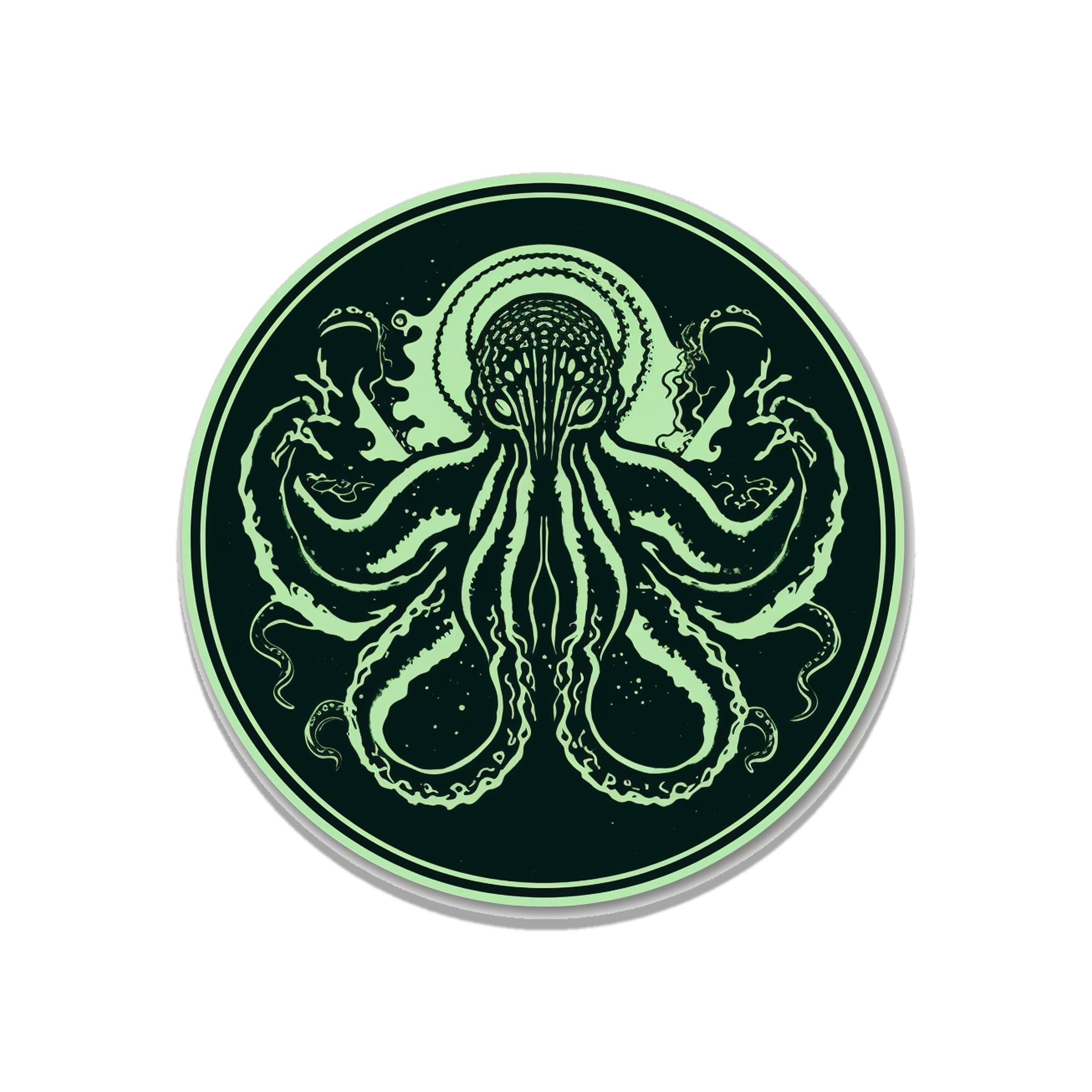 Cthulhu Minimalistic Vinyl Sticker