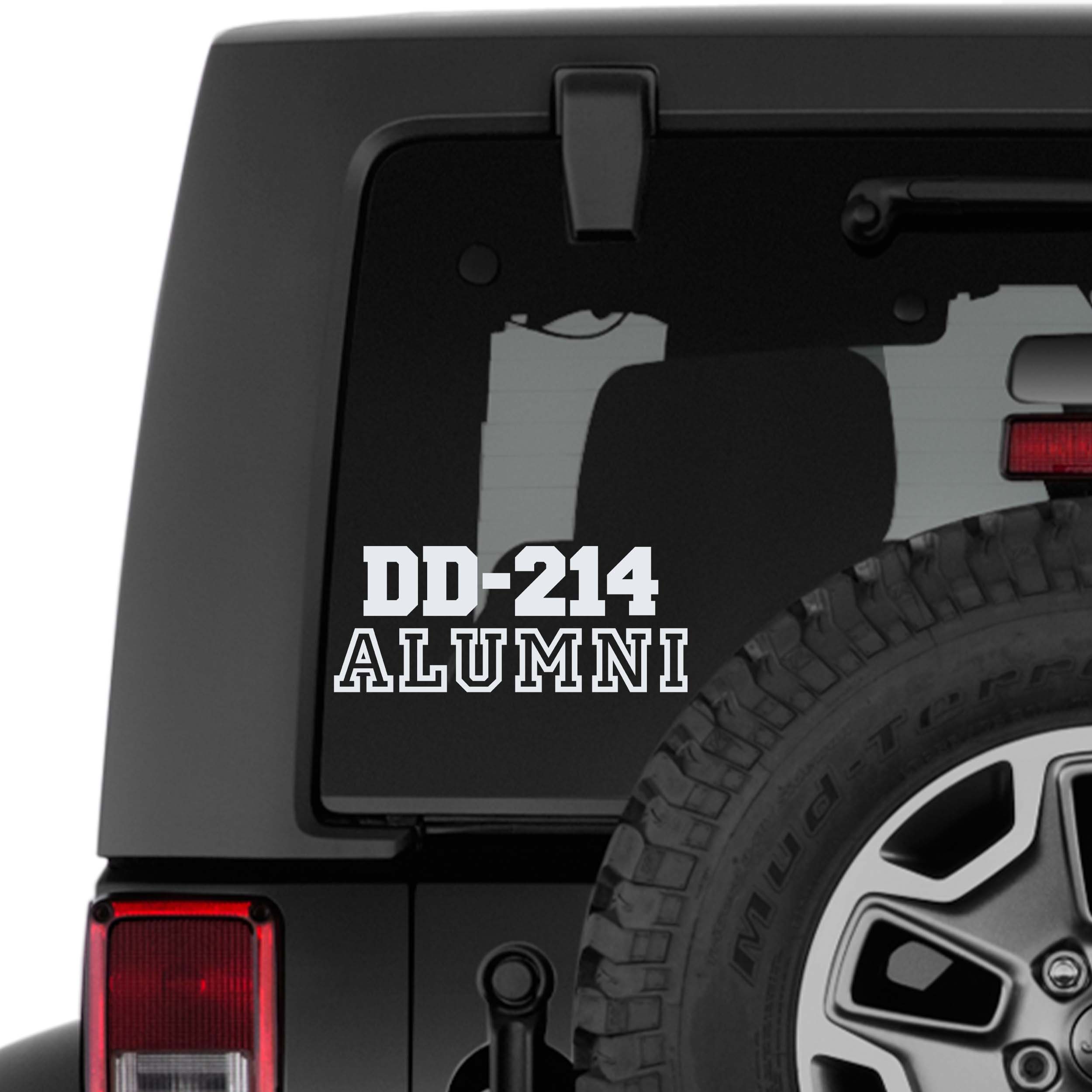 DD-214 Alumni Vinyl Transfer Decal