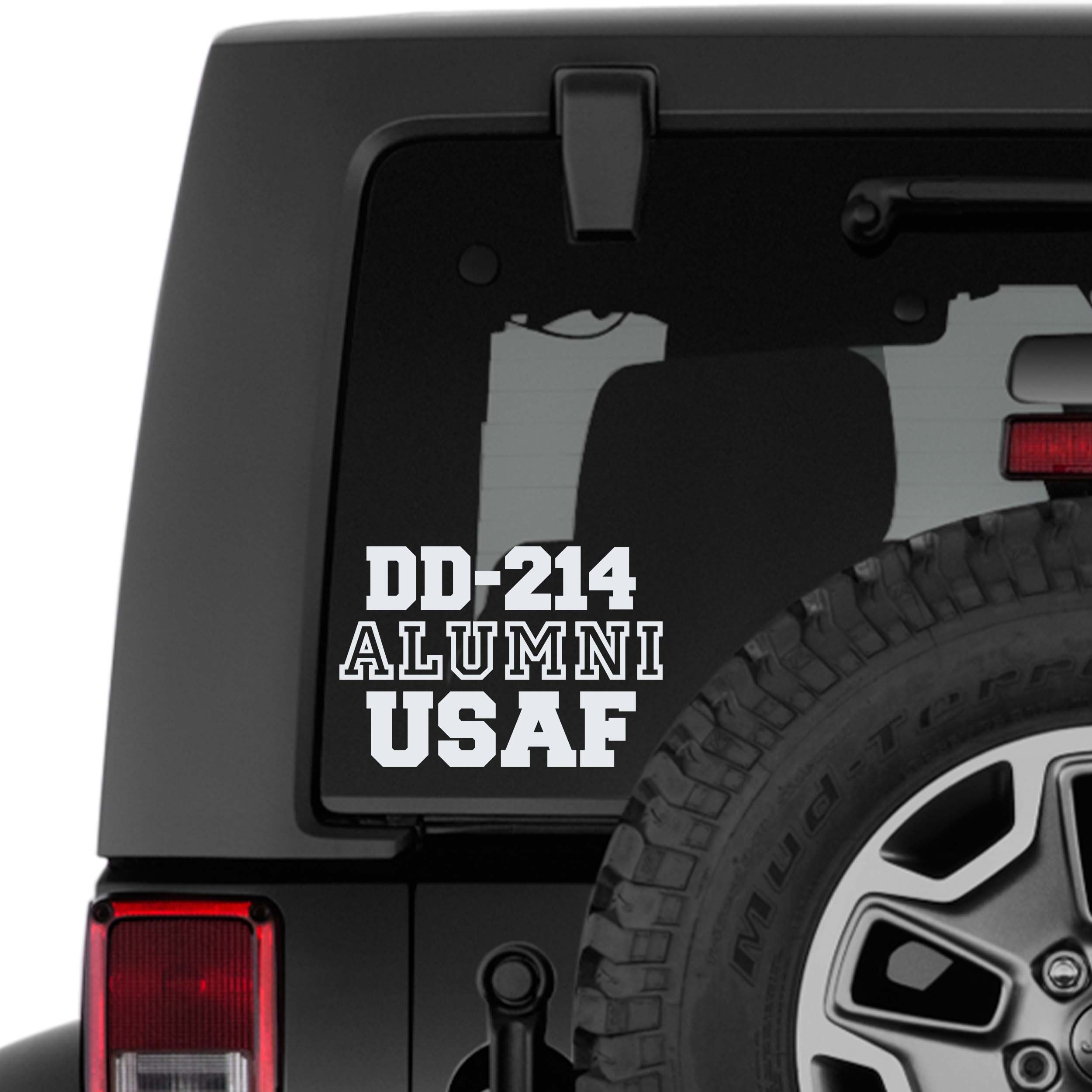 DD-214 Alumni USAF Vinyl Transfer Decal