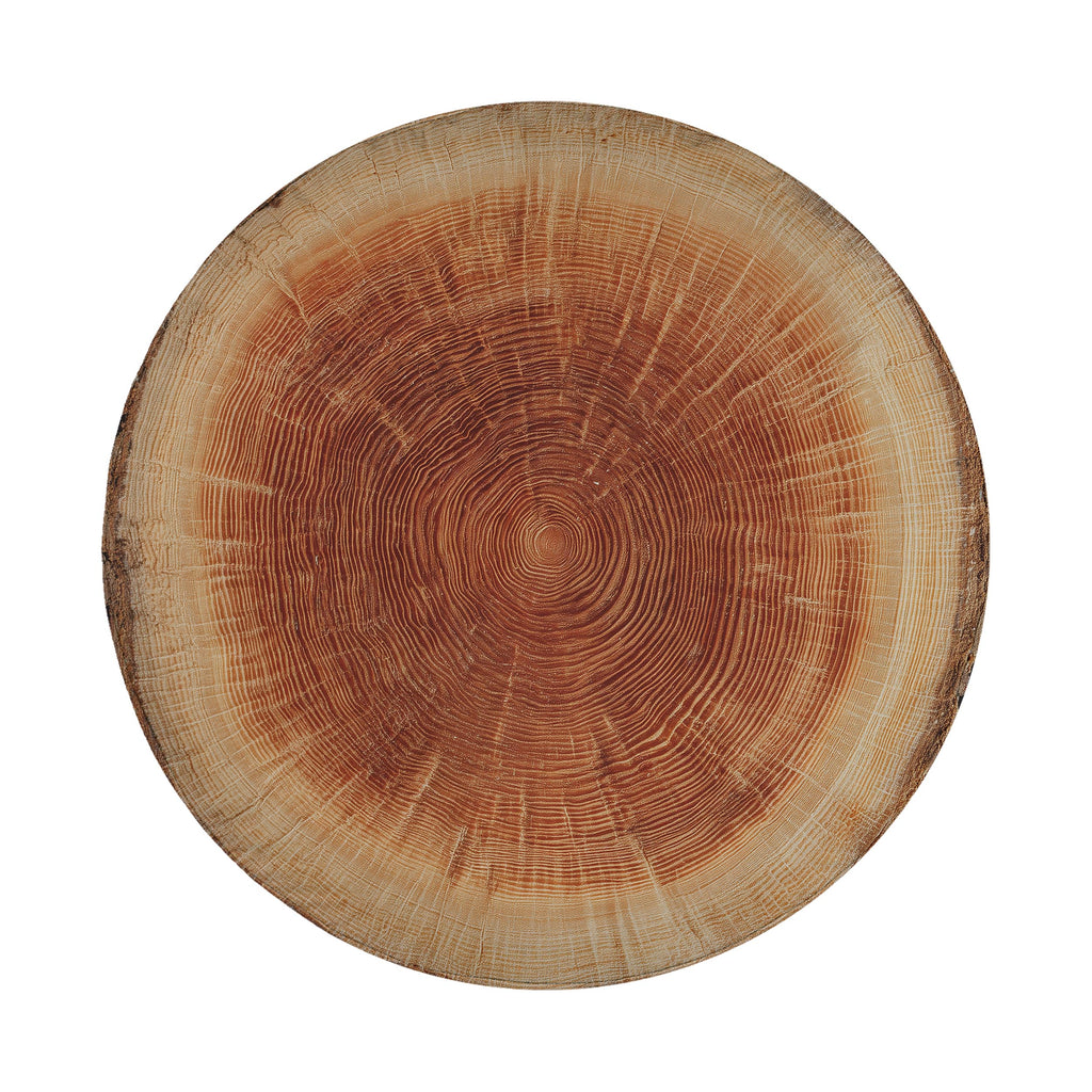 a close-up view of a cross-section of a tree trunk, revealing the intricate patterns and rings of the wood.