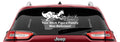 T-Rex Your Stick Figure Family Was Delicious Vinyl Decal