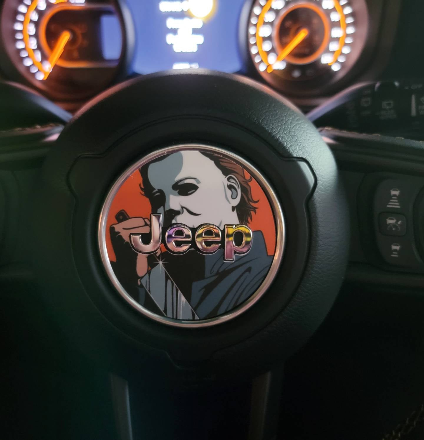Custom Personalized Designed Steering Wheel Decal Overlays