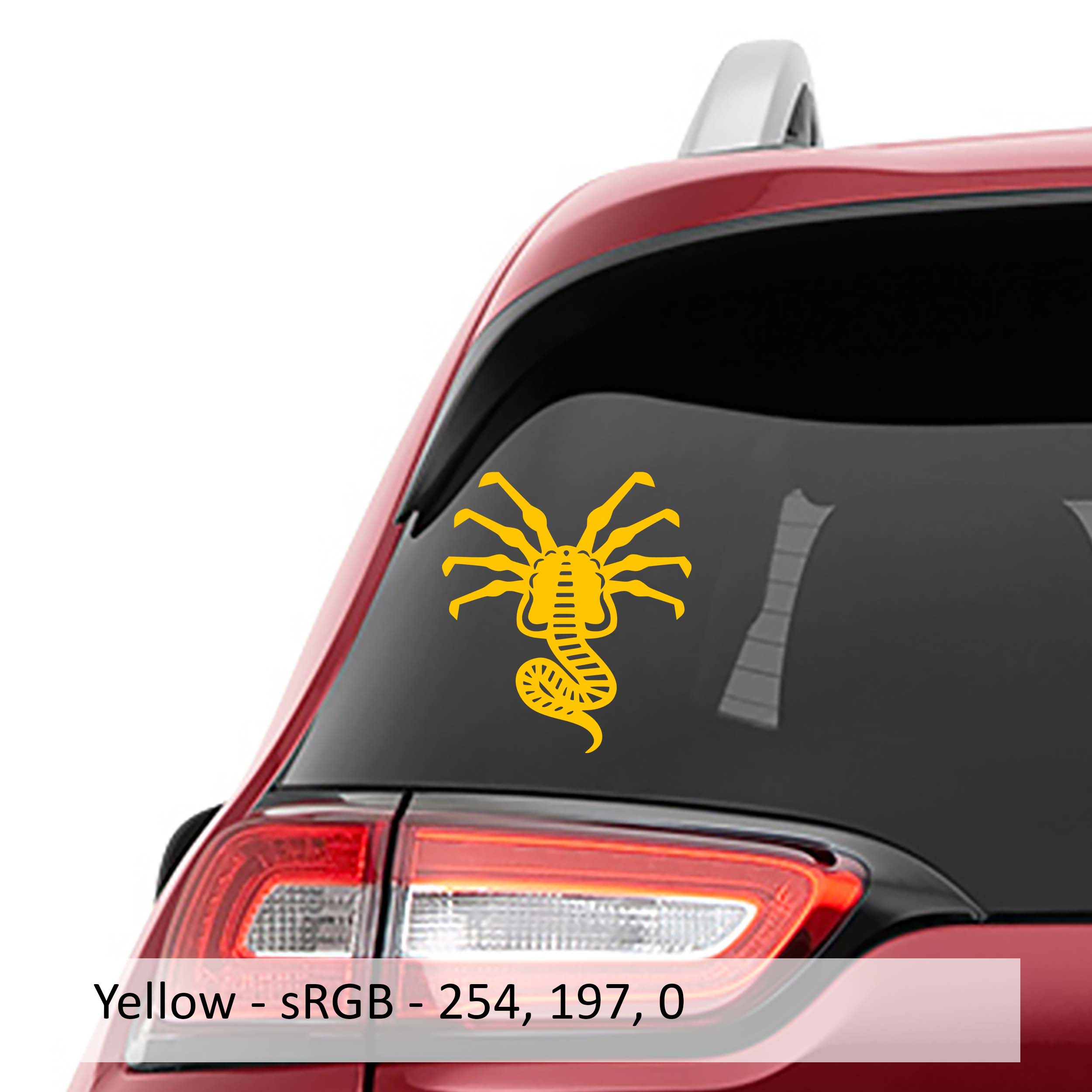 Alien Xenomorph Facehugger Vinyl Decal