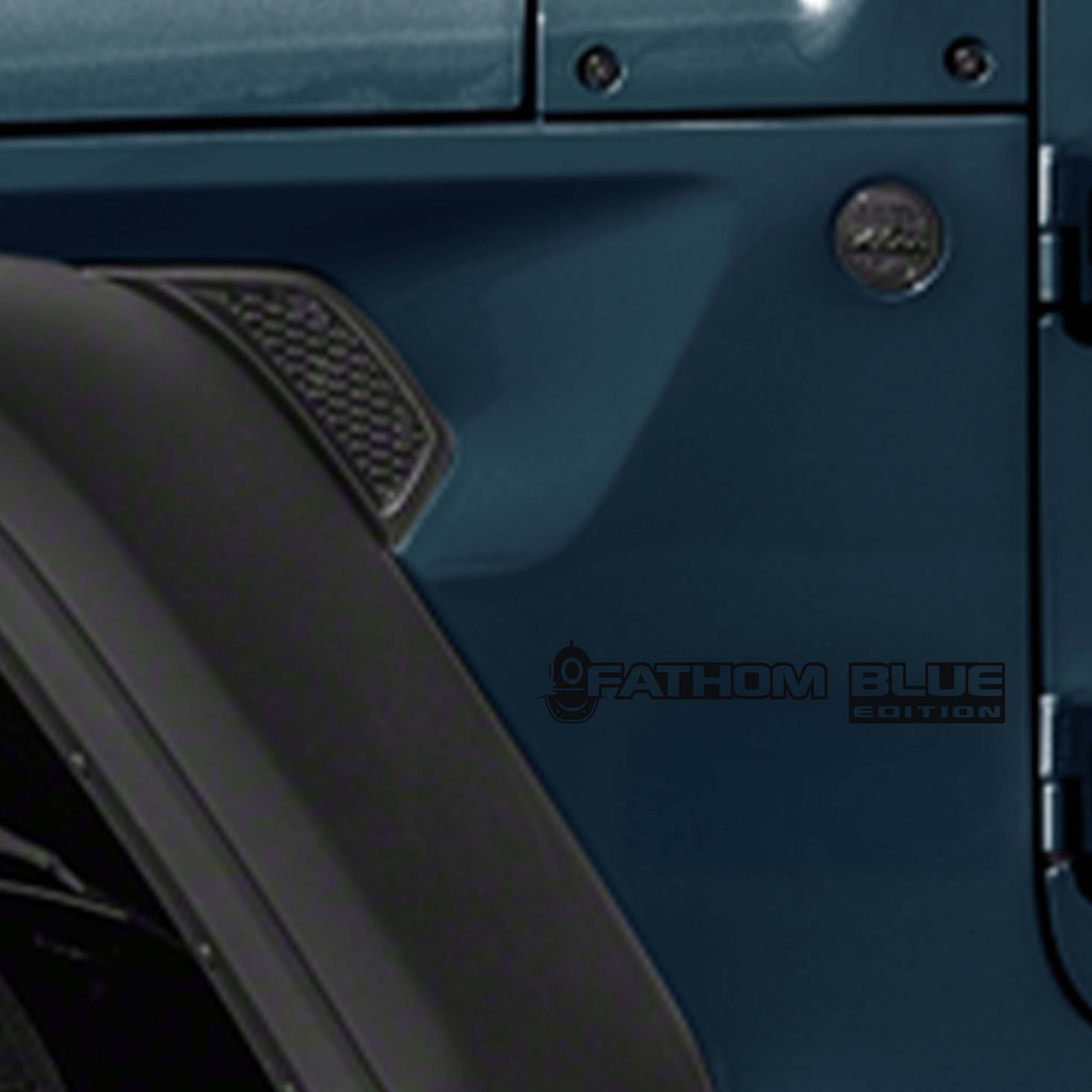 Fathom Blue Edition Fender Vinyl Decal Set