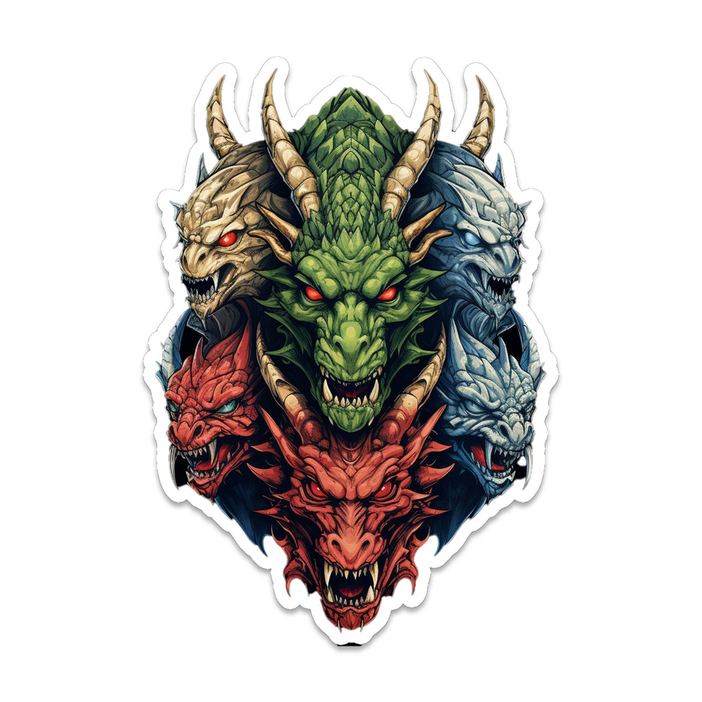 Heads of the Dragon Horde Vinyl Sticker