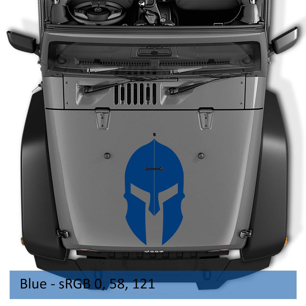 Spartan Gladiator Helmet Vinyl Decal