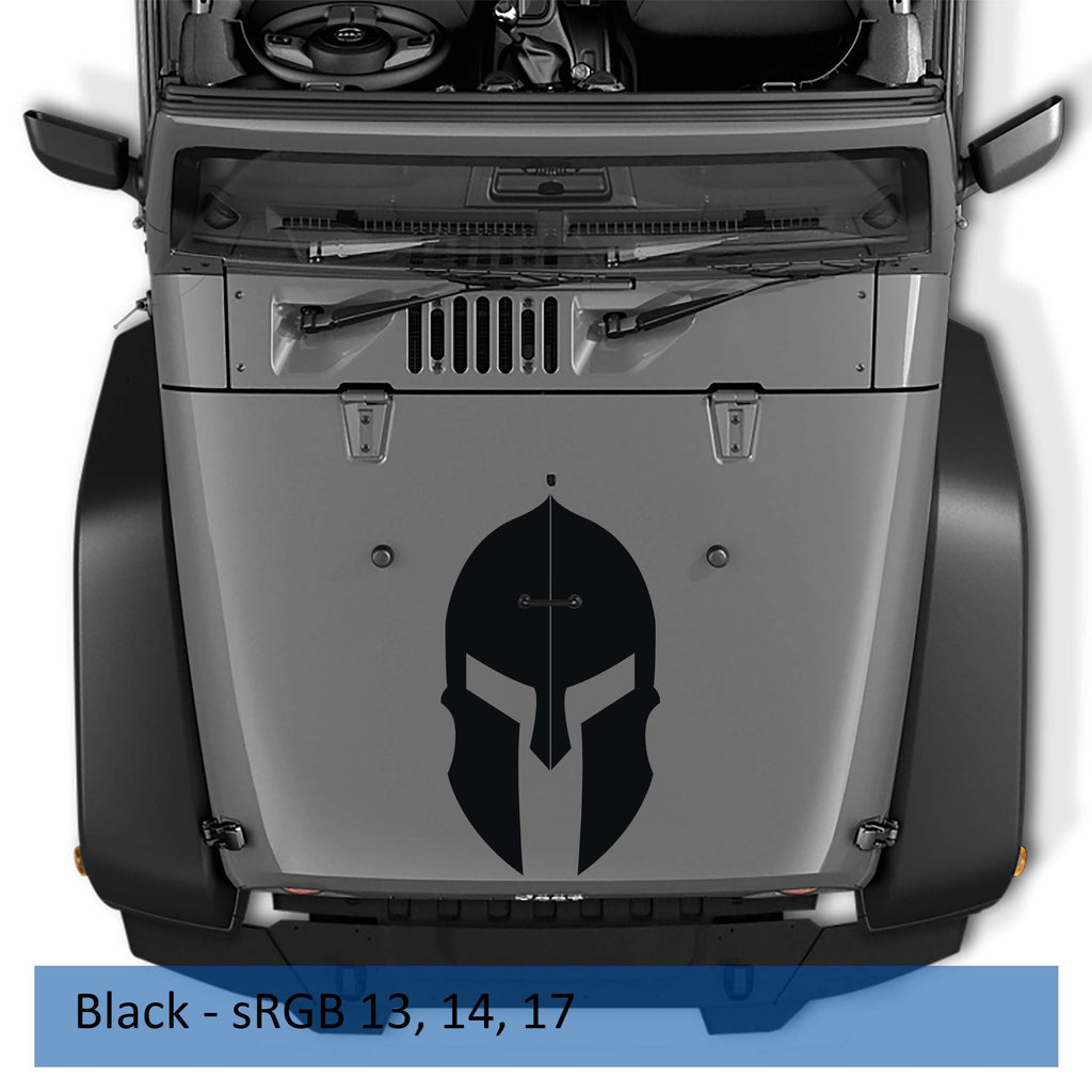 Spartan Gladiator Helmet Vinyl Decal