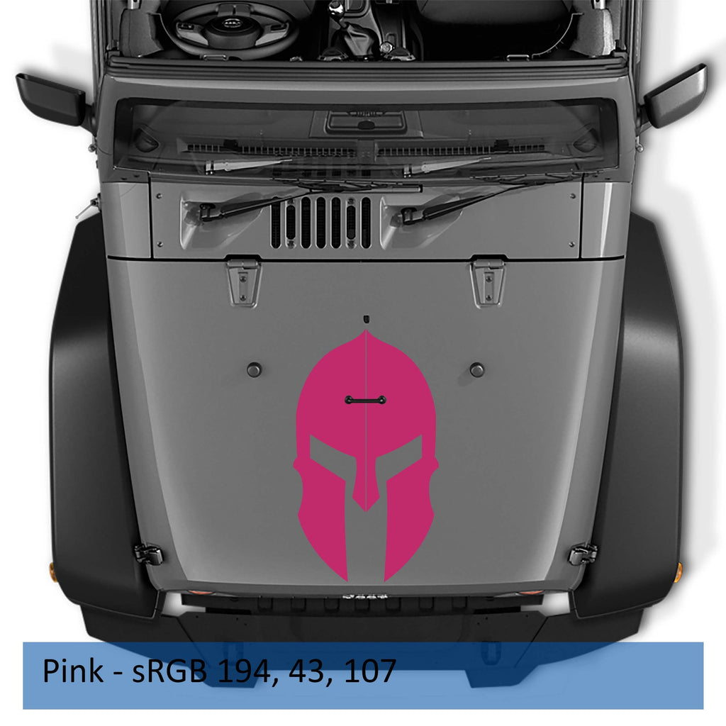 Spartan Gladiator Helmet Vinyl Decal