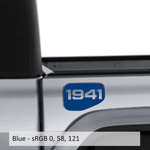 1941 Fuel Gas Tank Door Cover Transfer Vinyl Decal Overlay Fits Jeep Gladiator 2020 and Newer Models
