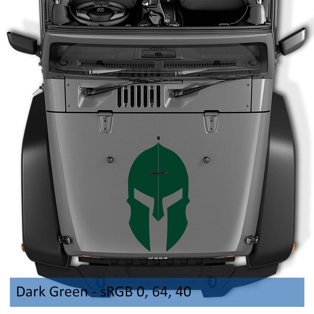 Spartan Gladiator Helmet Vinyl Decal
