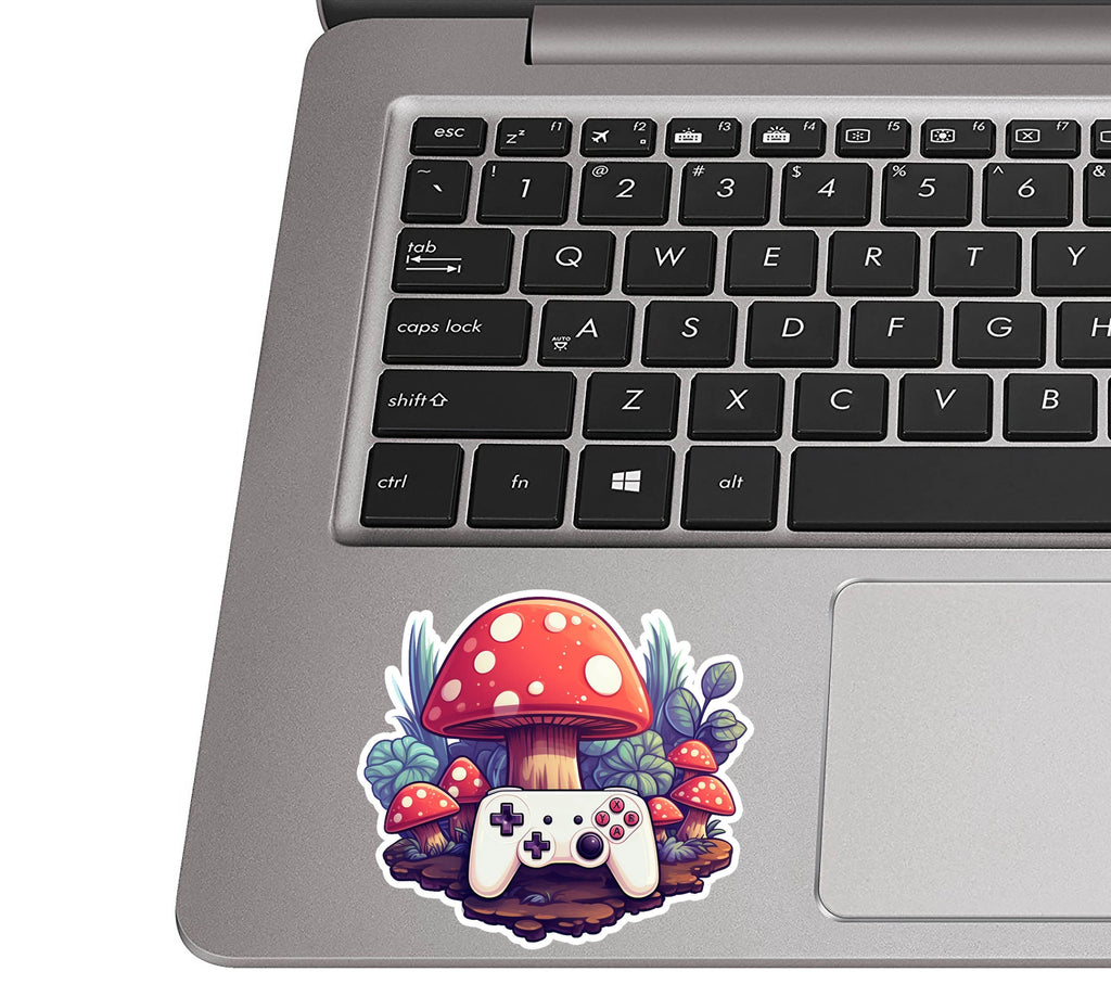 Mushroom Field Gaming Controller Vinyl Sticker