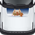 Gingerbread Man & House Christmas Vinyl Decal Fits Ford Bronco 2021+
