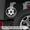 Emotional Support Vehicle Vinyl Decal