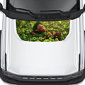 Saint Patrick's Day Leprechaun Clover Field Hood Graphic Design Decal Fits Ford Bronco 2021+