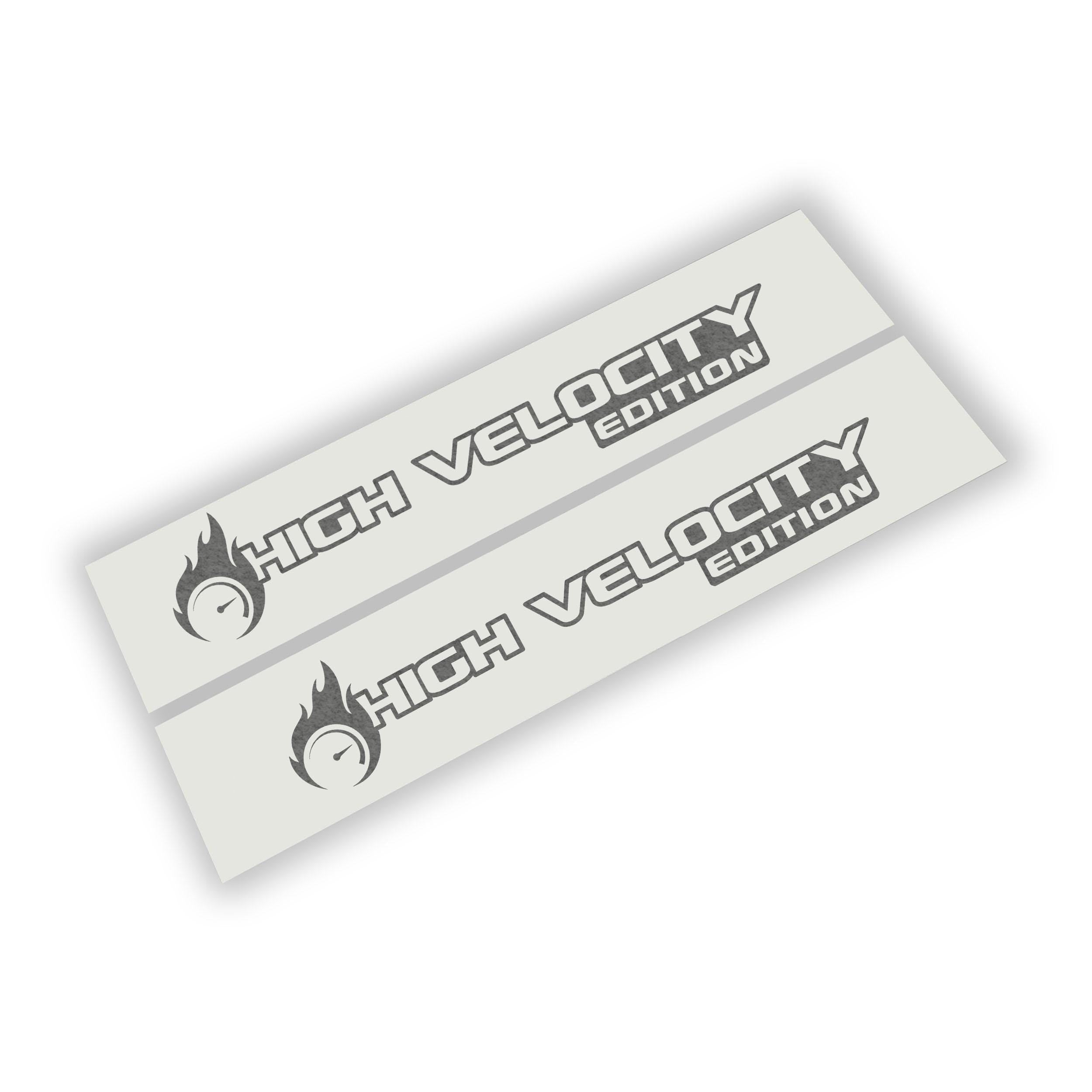 High Velocity Edition Vinyl Transfer Fender Decals, Custom Off-Road Graphics for Jeep Wrangler JL and Gladiator JT, Durable & Unique Design