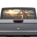 Spartan Valor Evac Perforated Rear Window Decal – Fits Jeep Gladiator 2020–Current