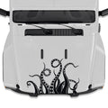 Kraken Octopus Tentacle Vinyl Hood Decal - Fits 2018+ Jeep Wrangler JL/Jeep Gladiator JT Sport/Sahara/Overland Models