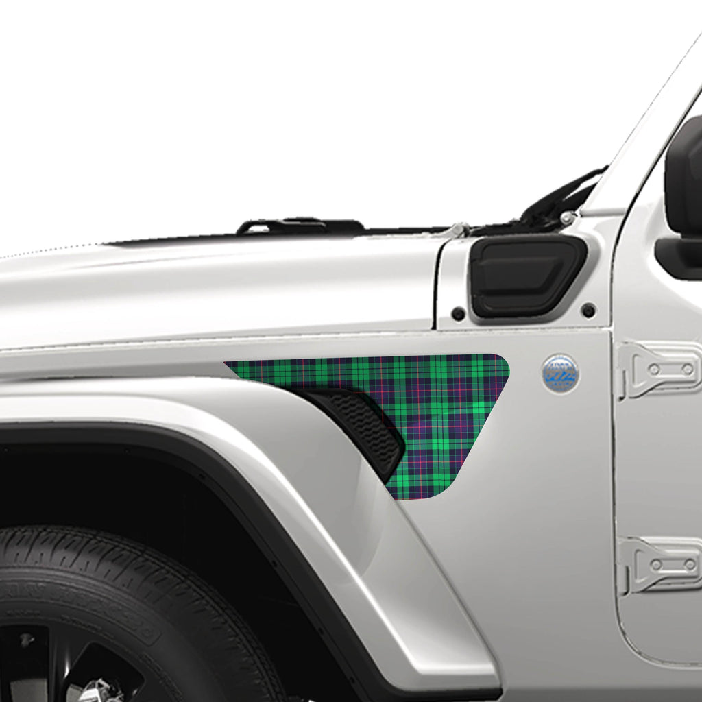 Plaid Pattern Vent Decal Set – Multiple Tartan Styles for Jeep Wrangler JL JLU & Gladiator JT
