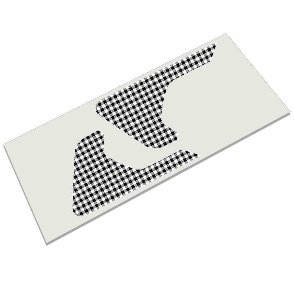 Plaid Pattern Vent Decal Set – Multiple Tartan Styles for Jeep Wrangler JL JLU & Gladiator JT