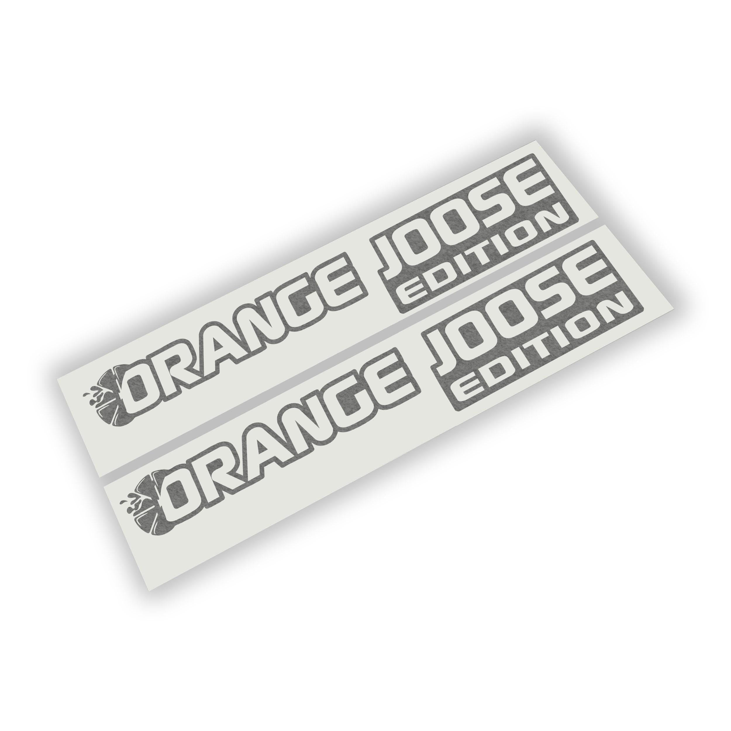 Orange Joose Edition Vinyl Side Hood Decal Set Custom Design for Off-Road Vehicles Durable and Striking Graphics