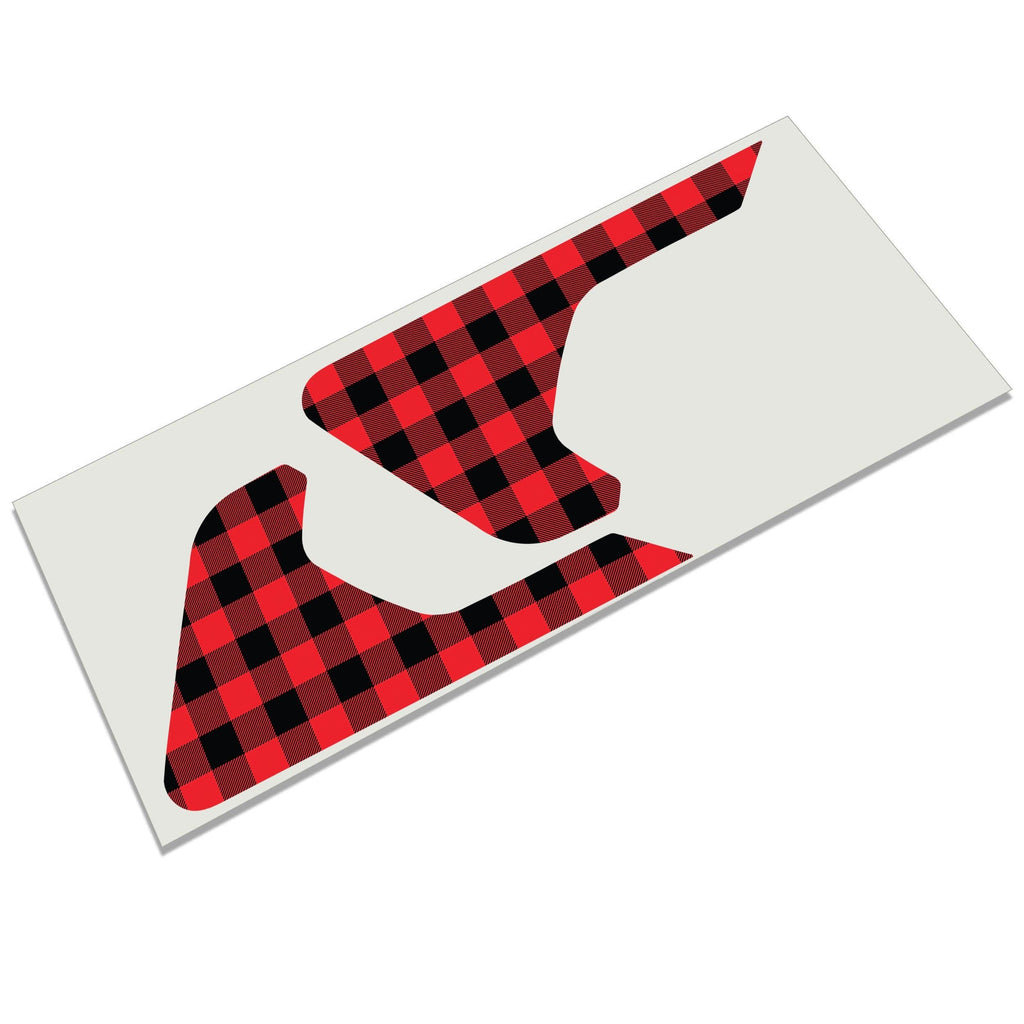 Plaid Pattern Vent Decal Set – Multiple Tartan Styles for Jeep Wrangler JL JLU & Gladiator JT