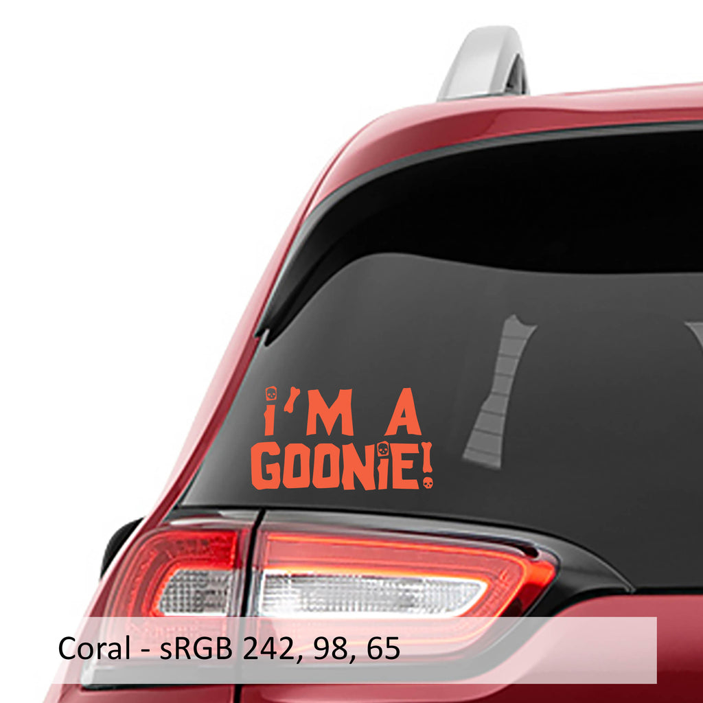 I'm a Goonie Vinyl Decal Sticker