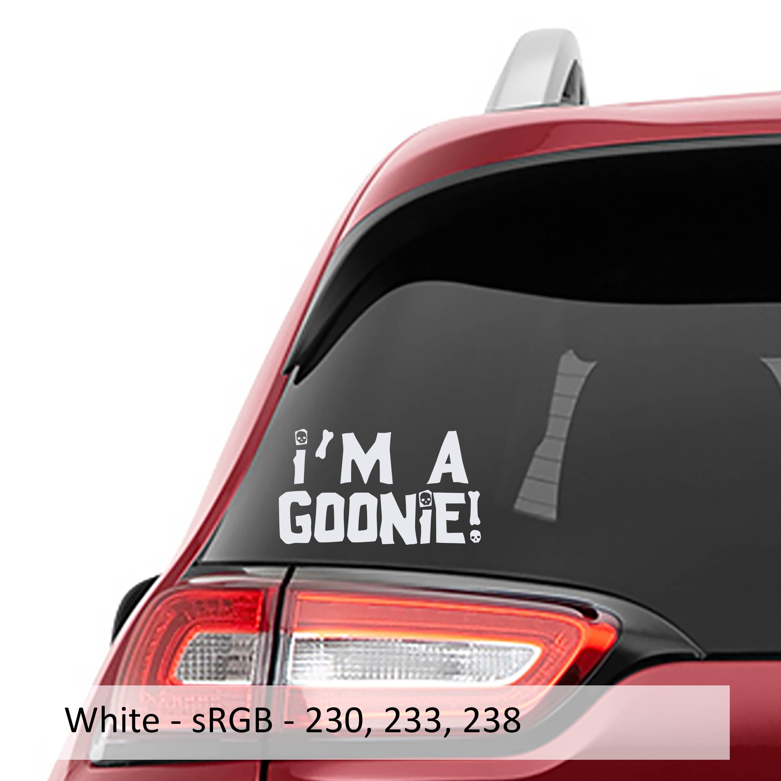 I'm a Goonie Vinyl Decal Sticker