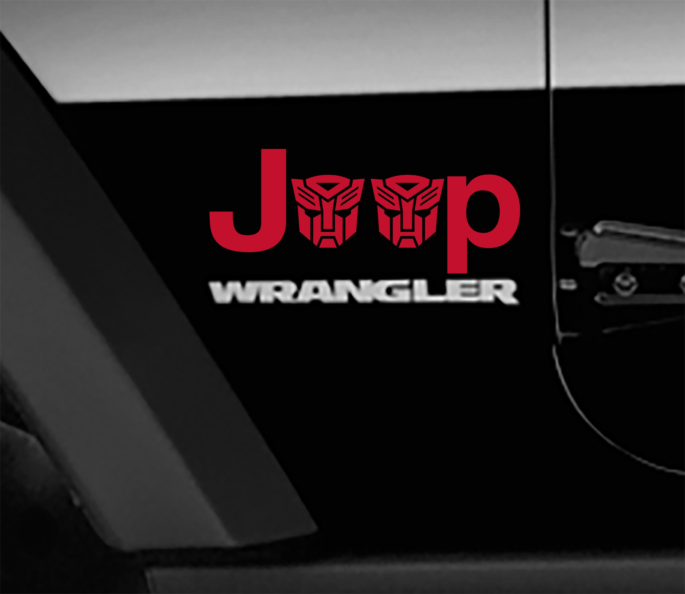 Jeep Wrangler Transformers Autobot Side Fender Vinyl Decals