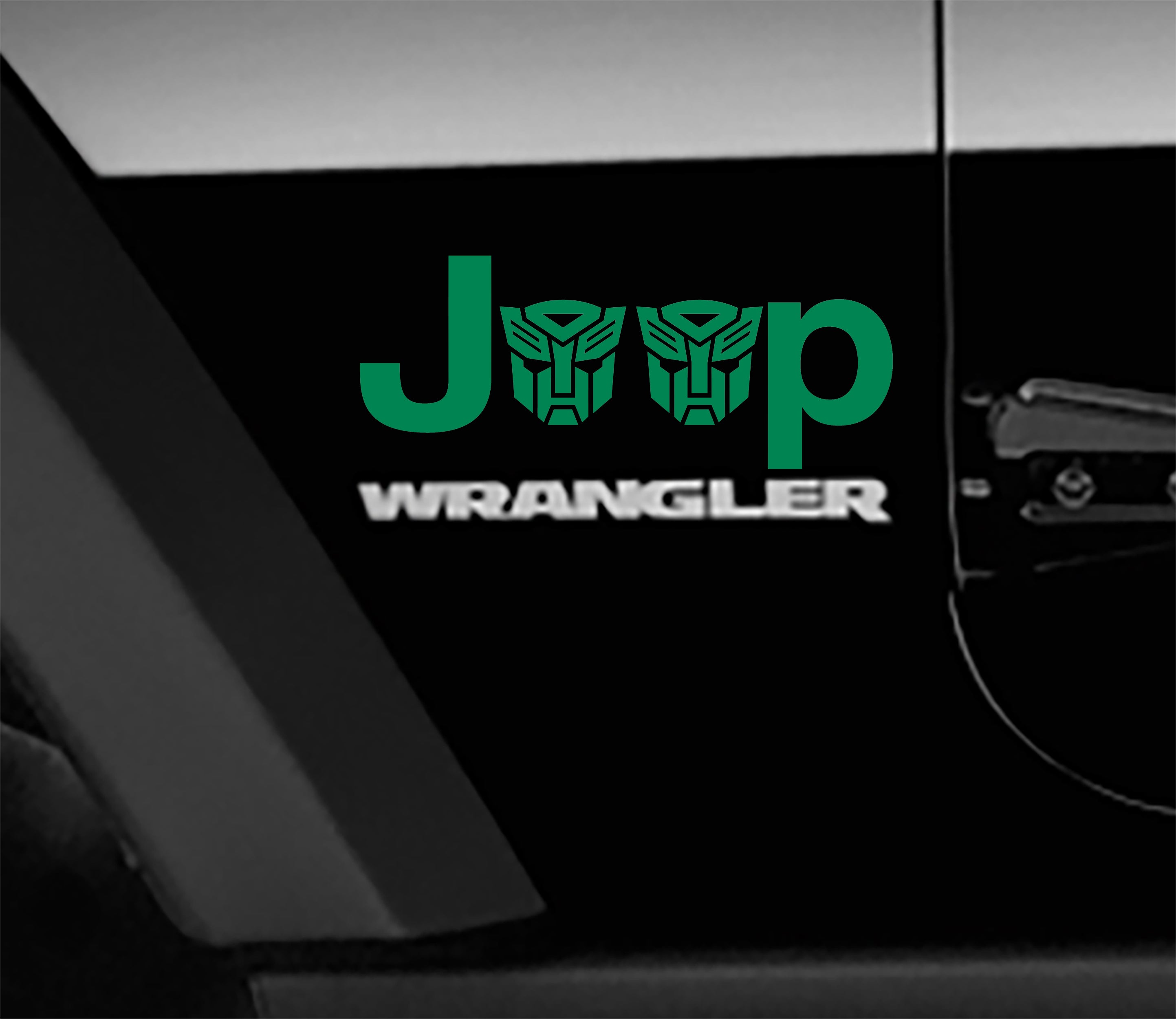 Jeep Wrangler Transformers Autobot Side Fender Vinyl Decals