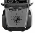 Nautical Compass Hood Vinyl Decal
