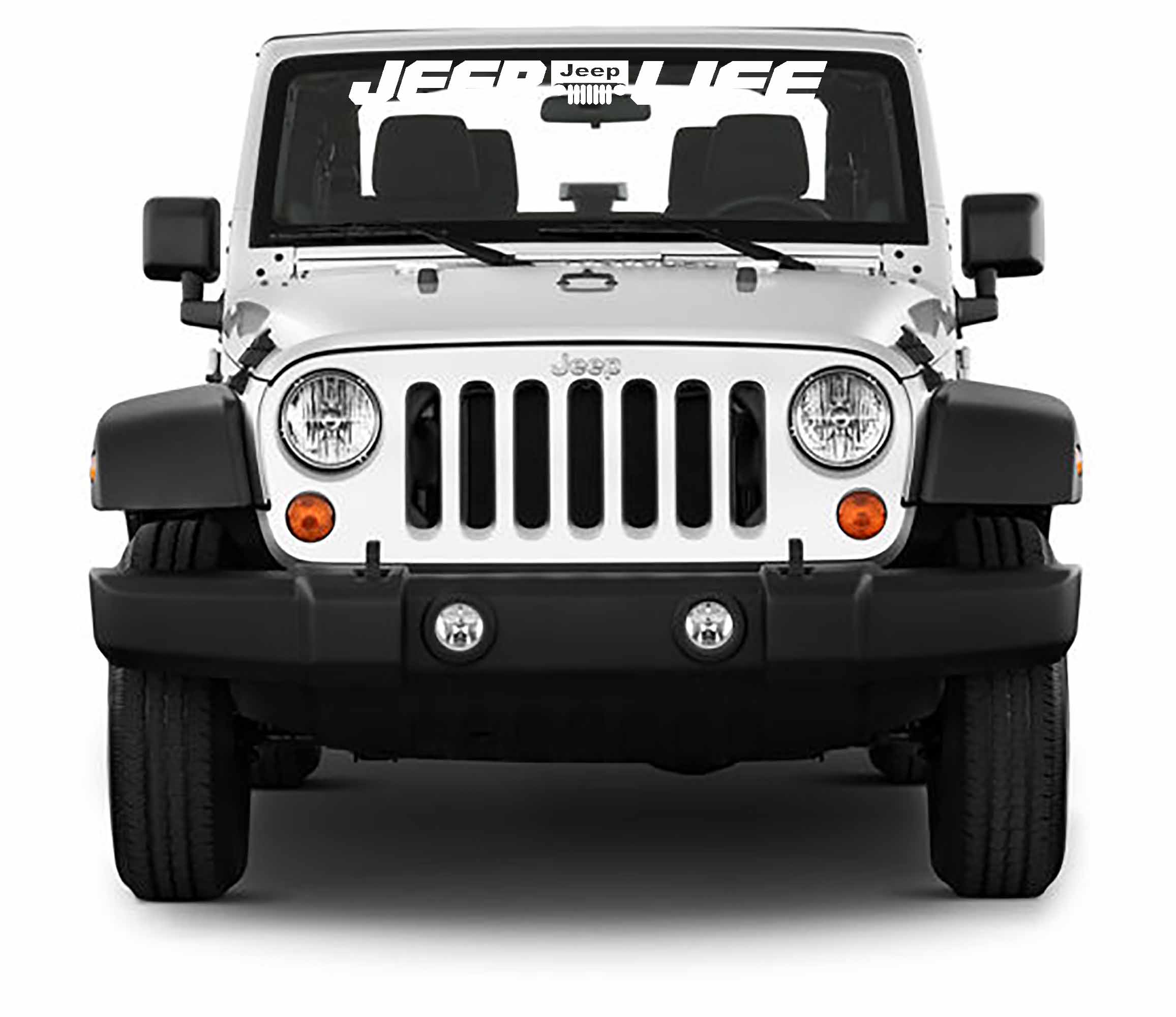 Jeep Life Windshield Banner Vinyl Decal